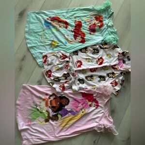 Disney princess pajama lot